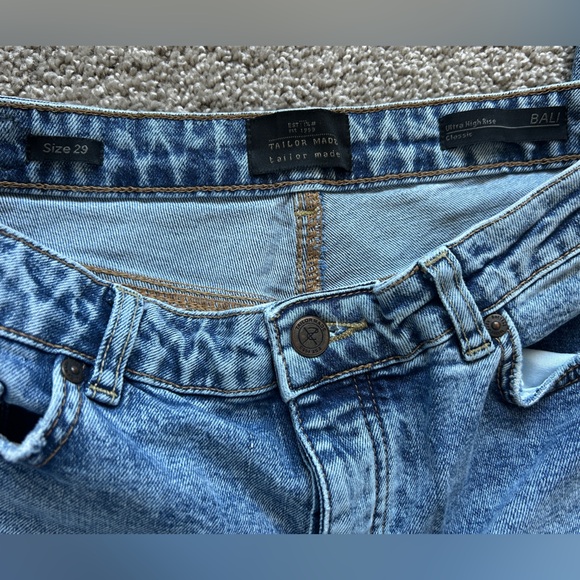 Tailor Made Denim Jean - High Rise Straight Leg (Ankle Length) - Picture 4 of 6